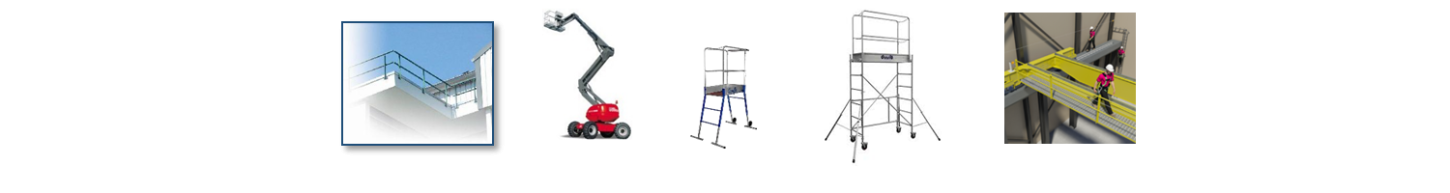 Different types of work at height